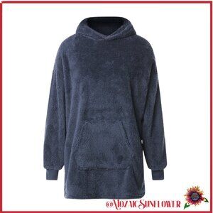 ⛄SALE☃️NWOT Unisex One Size Fits Most Comfy Warm Oversized Fleece Pocket Hoodie